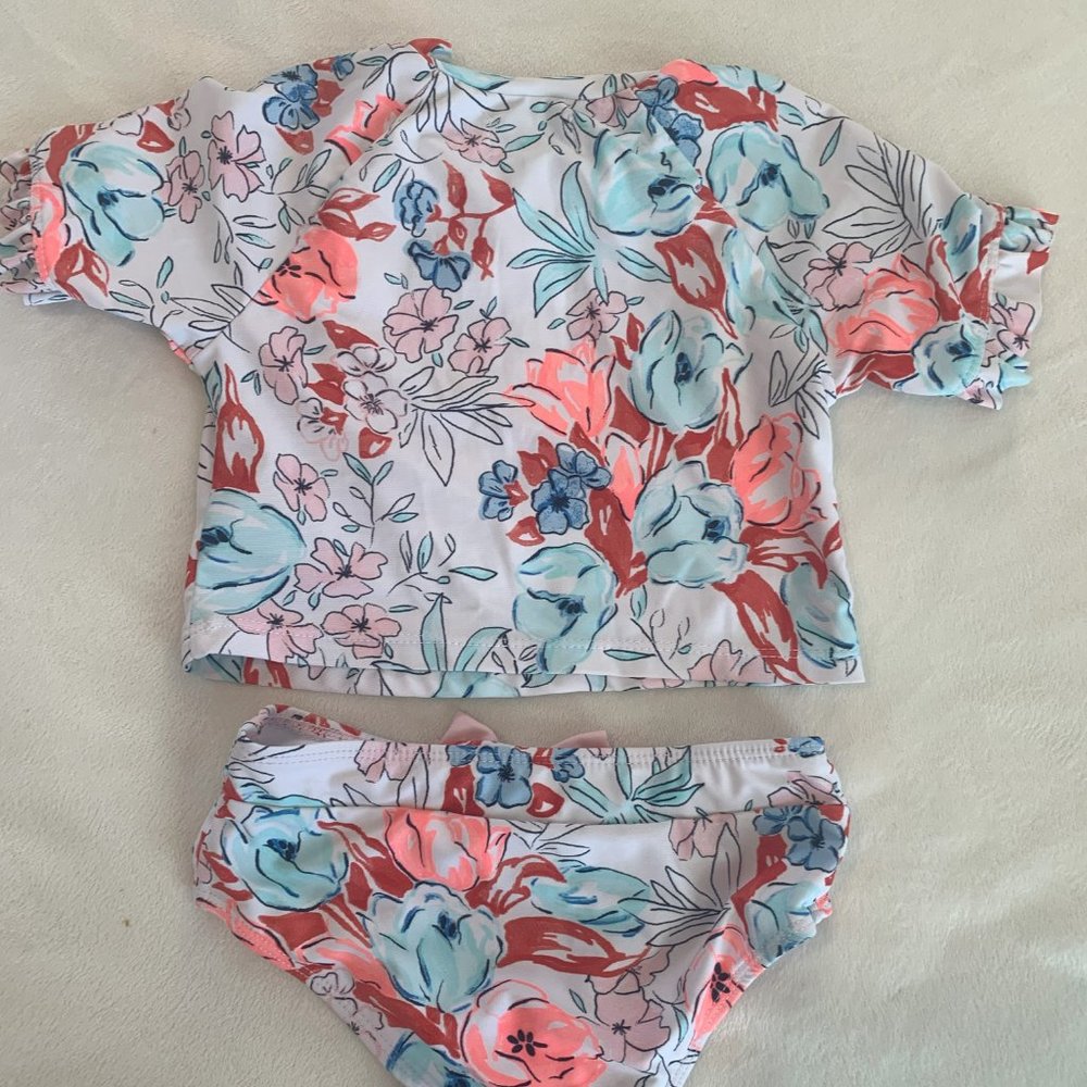 Crown and Ivy Girls size 4 swimwear bundle / 2 sets, 2 bottoms, 2 tops - Picture 6 of 9